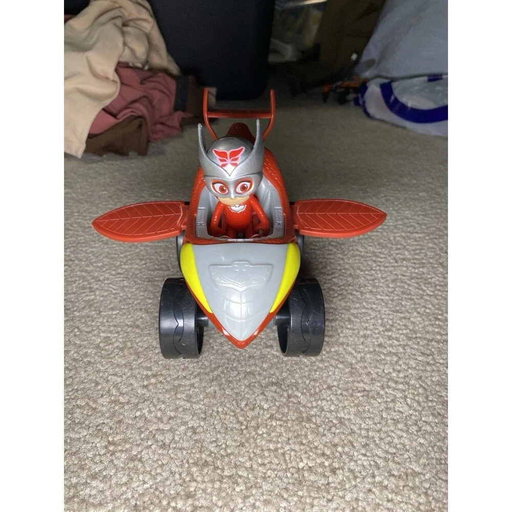PJ Masks Toy Vehicle & Figure Lot Catboy Gekko Owlette Romeo Night Ninja Bus